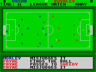 1st Division Manager screenshot 3 for ZX Spectrum
